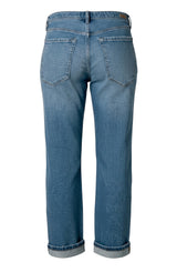 Slouchy Girlfriend Cuffed Jean