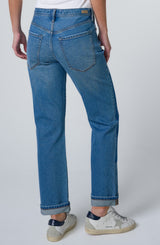 Slouchy Girlfriend Cuffed Jean
