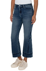 Hannah Crop Flare with Craft Seaming