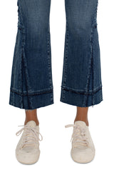 Hannah Crop Flare with Craft Seaming