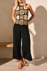 Crochet Halter Sweater Tank