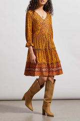 Flowy Peasant Dress