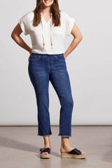 Audrey Pull-On Straight Crop Pant