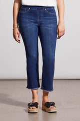 Audrey Pull-On Straight Crop Pant