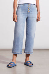 Brooke High Rise Hugging Wide Leg Jean