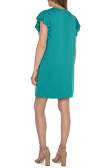 Flutter Sleeve Dress