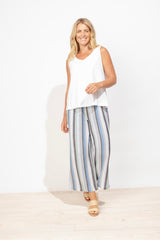 Cotton Slub V-Neck Tank