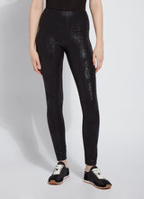 Liquid Black Cotton Leggings