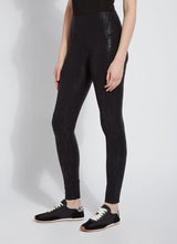 Liquid Black Cotton Leggings