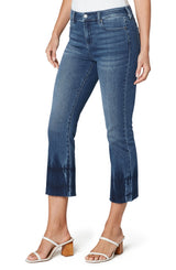 Hannah crop flare cut hem 25.5'