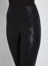 Liquid Black Cotton Leggings