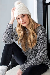 Flatten-It Soft Knit Corduroy Legging Black