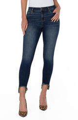 Ankle Frey Hem Hugger Jean