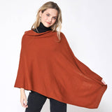 Solid Wrap Poncho