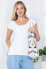 All the Dogs Canvas Tote Bag