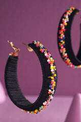 Thread Wrapped Hoop Earring : MINT(GDMNT)