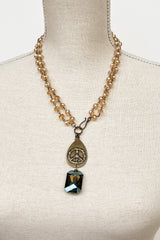 Breathe Necklace in Bronze