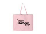In My Custom Era - Large Canvas Tote Bag: Pink