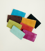 Gio Handcrafted Leather Wallet: Turquoise