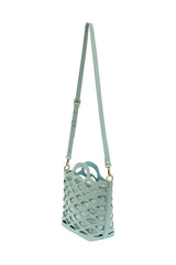 River Laser Cut Tote: L8124-10 Grey
