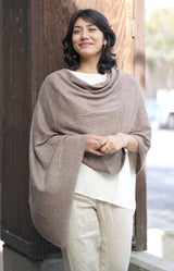 Cashmere Poncho Mocha : Mocha