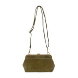Vivie Frame Convertible Crossbody/Wristlet: L8194-05 Ruby