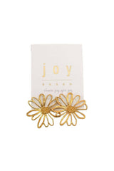 Wild Daisy Post Earrings: 338-270ES Silver
