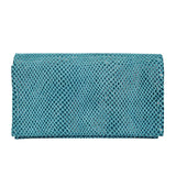 Gio Handcrafted Leather Wallet: Sea Glass