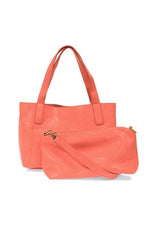 Lottie Medium Tote: L8157-64 Cognac