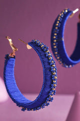 Thread Wrapped Hoop Earring : FUCHSIA(GDFUS)