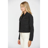 BLACK DENIM JACKET: MURRAY / S