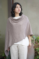 Cashmere Poncho Mocha : Mocha