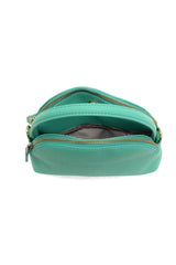 Larissa Double Zip Dome Crossbody: L8264-07 Navy