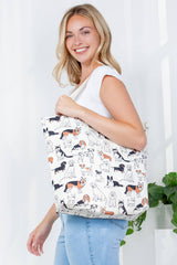 All the Dogs Canvas Tote Bag