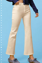 MCP3113-Soft Washed High Waisted Flare Pants 4th of july: Fade Olive / M