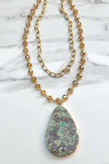 Sabrina Gold Short Necklace