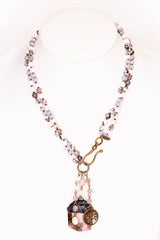 Bella Necklace in Lt Mauve Mix
