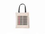 I Love... Custom City - Canvas Tote Bag: Red