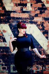 Super Spy Dress- Black: S