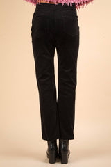 Velvet Boot Cut Pants