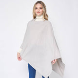 Solid Wrap Poncho