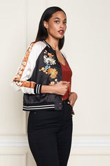 Rust Reversible Satin Jacket