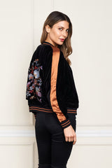 Velvet Reversible Bomber Jacket