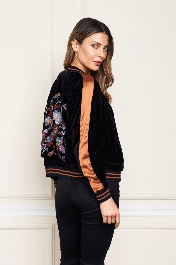 Velvet Reversible Bomber Jacket