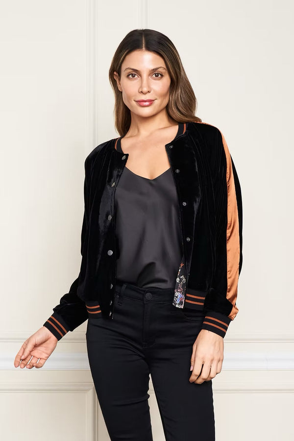 Velvet Reversible Bomber Jacket