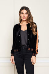 Velvet Reversible Bomber Jacket