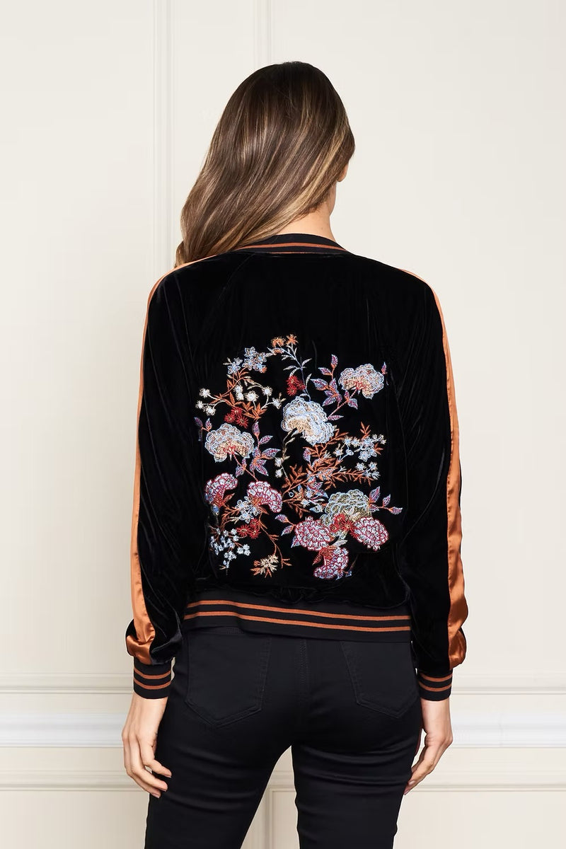 Velvet Reversible Bomber Jacket