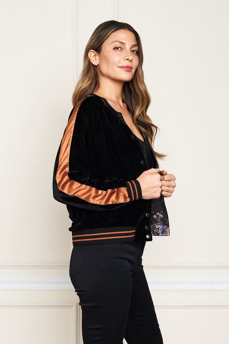 Velvet Reversible Bomber Jacket