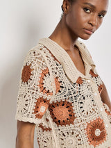 Crochet Cardigan Top