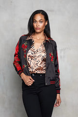 Rose and Tiger Reversible Jacket